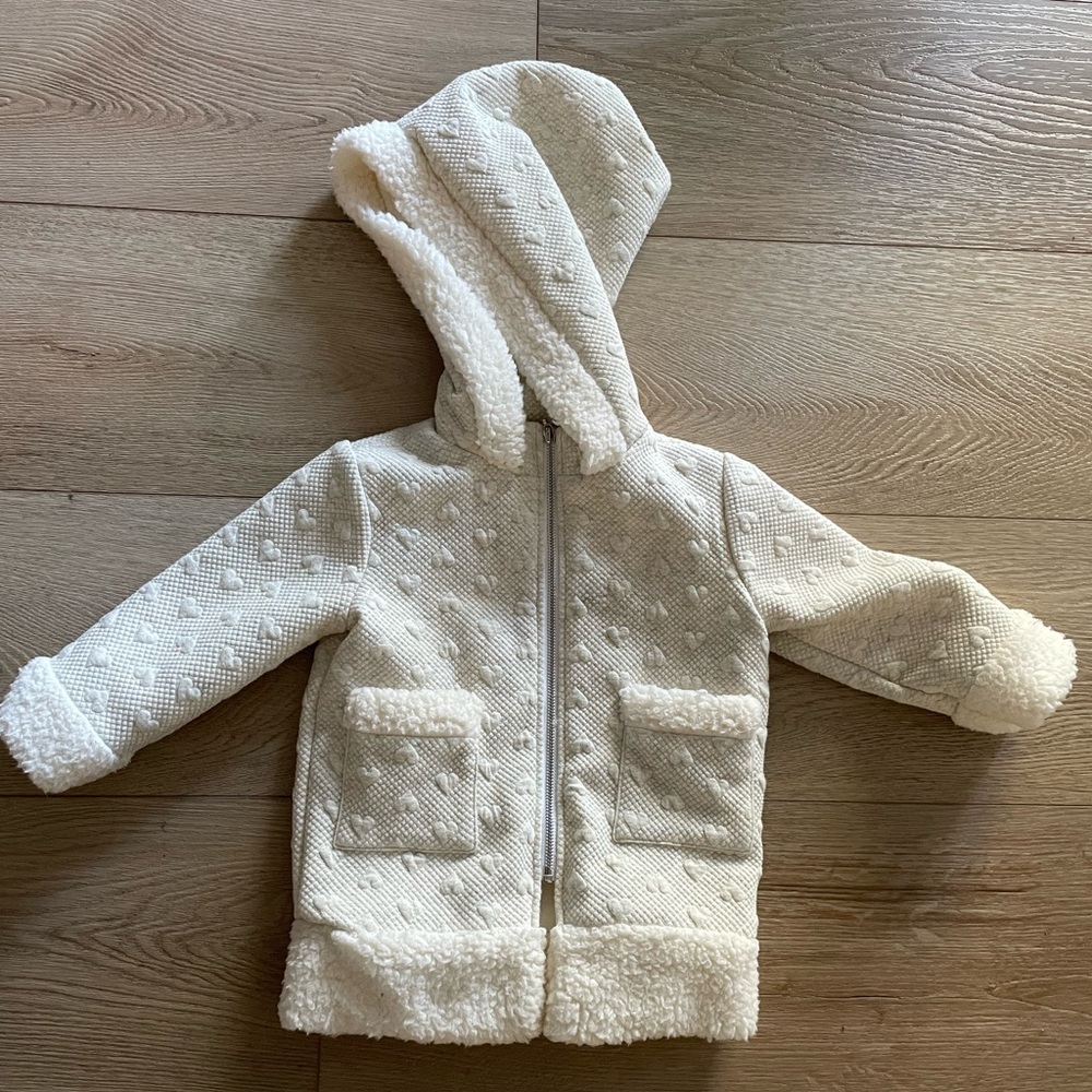 Hooded heart jacket